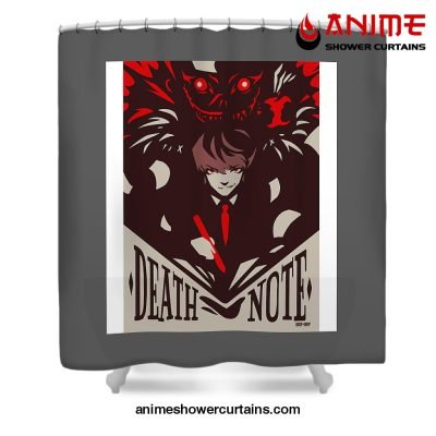 Death Note Shower Curtain W59 X H71 / Gray
