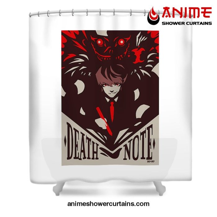 Death Note Shower Curtain W59 X H71 / White