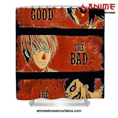 Death Note The Good Bad Shower Curtain