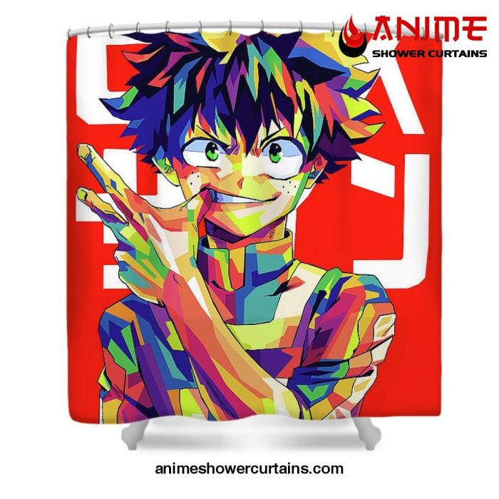 Deku Wpap Pop Art Shower Curtain