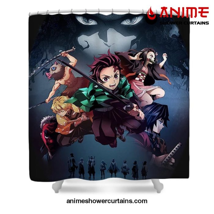 Demon Slayer Kimetsu No Yaiba Shower Curtain