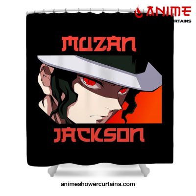 Demon Slayer Muzan Jackson Shower Curtain W59 X H71 / Black