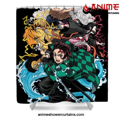 Demon Slayer Pullover Shower Curtain