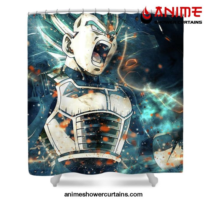 Dragon Ball Z Vegeta Shower Curtain