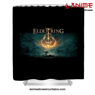 Elden Ring Poster Shower Curtain W59 X H71 / Black