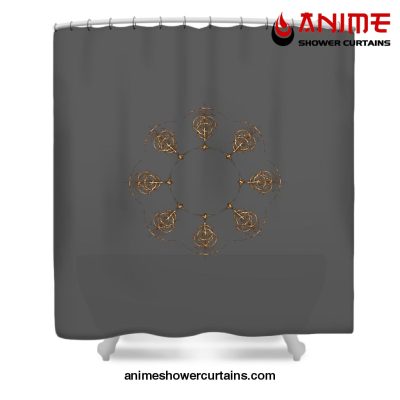 Elden Ring Symbol Shower Curtain W59 X H71 / Gray