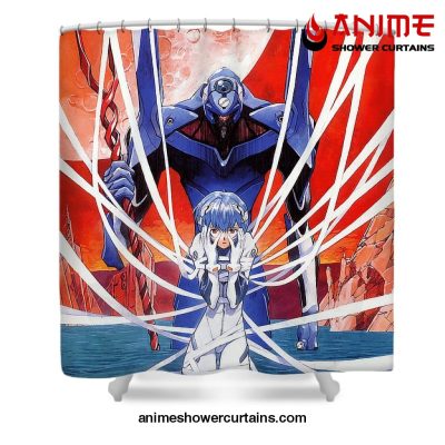 Evangelion Rei Aesthetic Shower Curtain