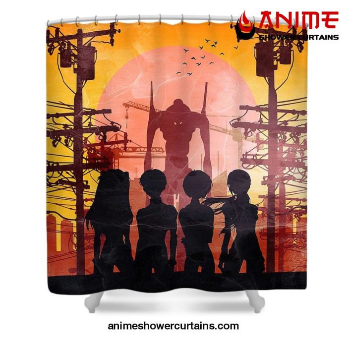 Evangelion Shower Curtain