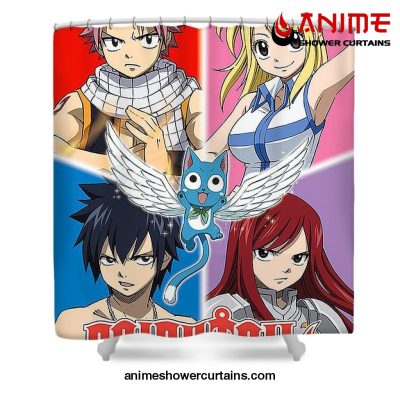 Fairy Tail Characters Shower Curtain