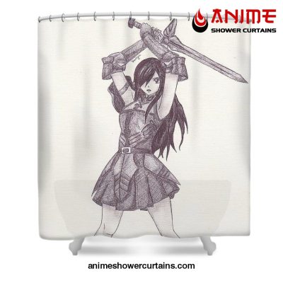 Fairy Tail Erza Shower Curtain