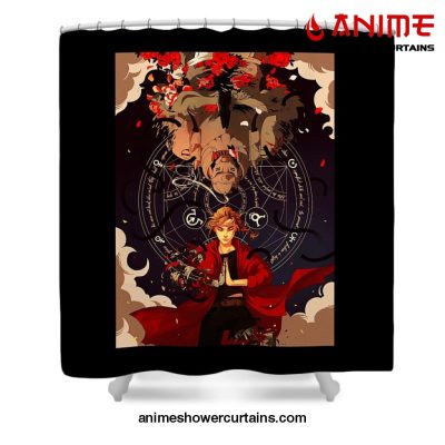 Fullmetalalchemist Shower Curtain W59 X H71 / Black