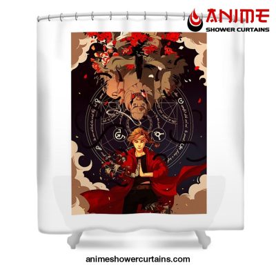 Fullmetalalchemist Shower Curtain W59 X H71 / White