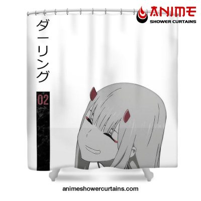 Funny Darling In The Franxx Zero Two Shower Curtain