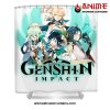 Genshin Impact Anemo Characters Shower Curtain W59 X H71 / White