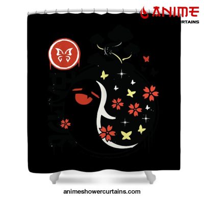 Genshin Impact Hu Tao Ghost Shower Curtain W59 X H71 / Black