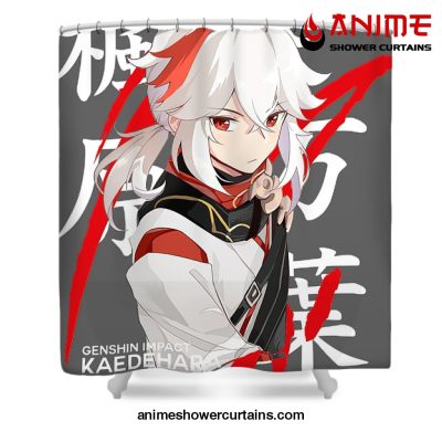 Genshin Impact Kaedehara Kazuha Shower Curtain W59 X H71 / Gray