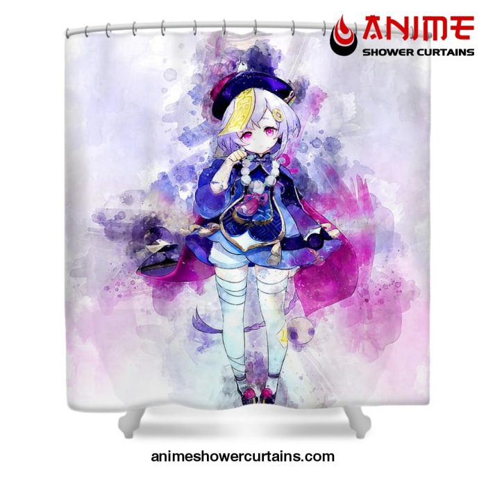 Genshin Impact Qiqi Shower Curtain