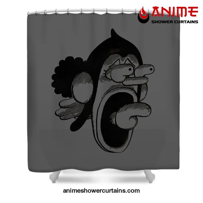 God Usopp Shower Curtain W59 X H71 / Gray