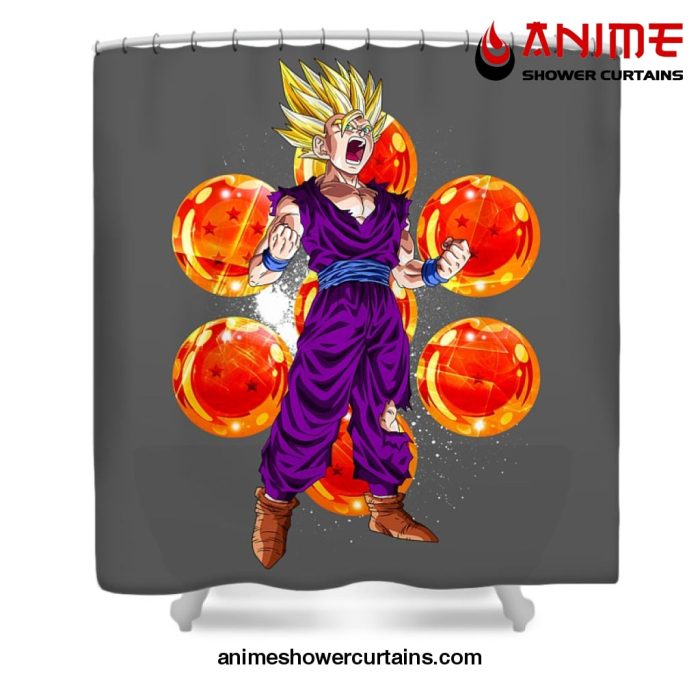 Gohan Solo Shower Curtain W59 X H71 / Gray