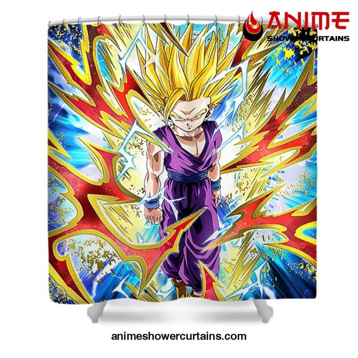 Gohan Super Saiyan 2 Shower Curtain