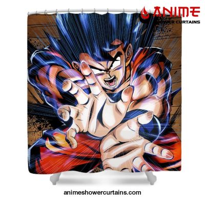 Goku Kamehameha Shower Curtain