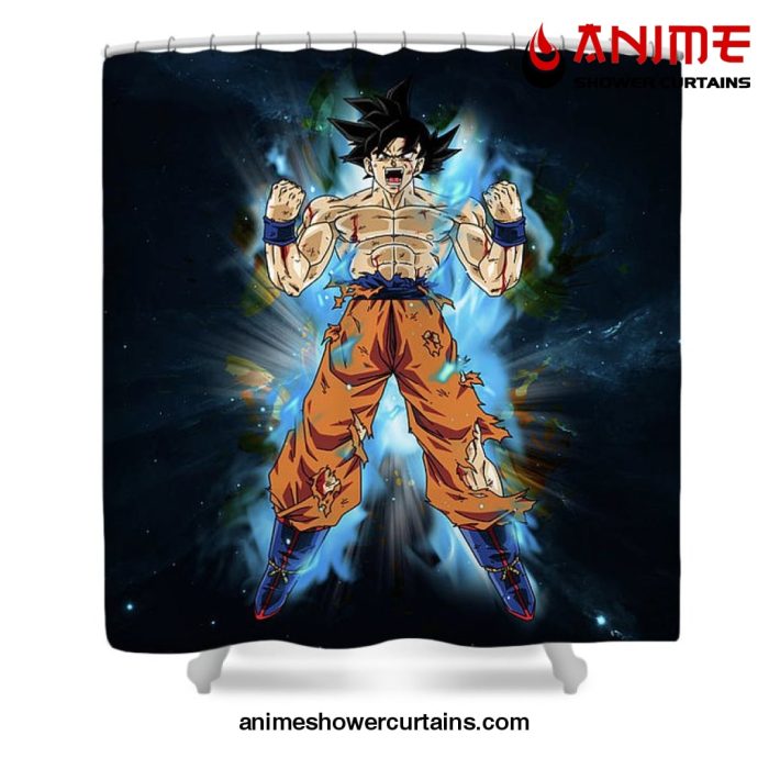 Goku Semi Ultra Instinct Shower Curtain