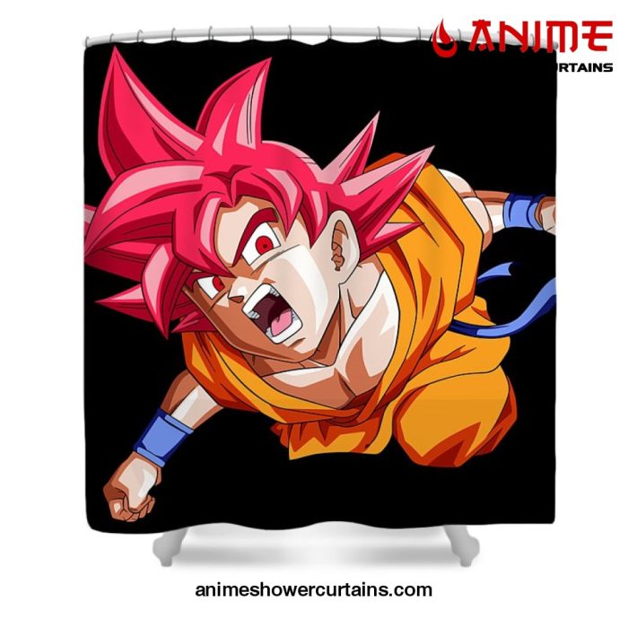 Goku Shower Curtain W59 X H71 / Black