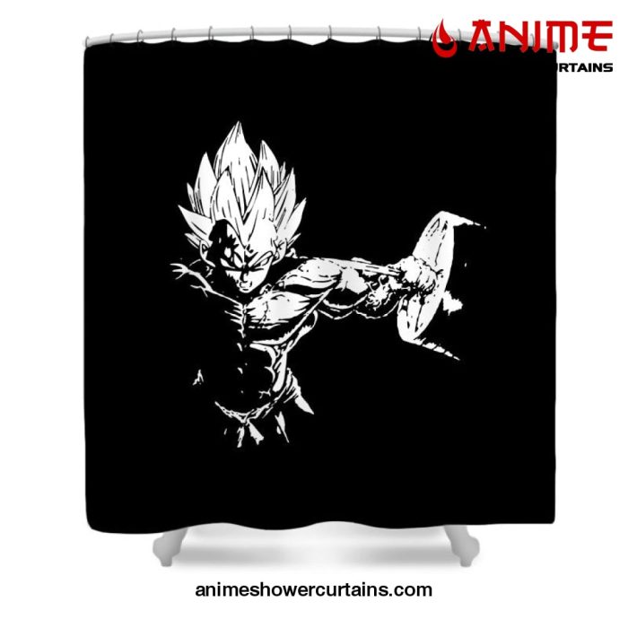 Goku Shower Curtain W59 X H71 / Black