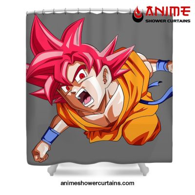 Goku Shower Curtain W59 X H71 / Gray