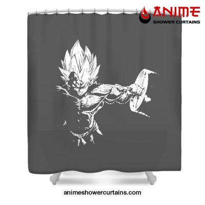 Goku Shower Curtain W59 X H71 / Gray