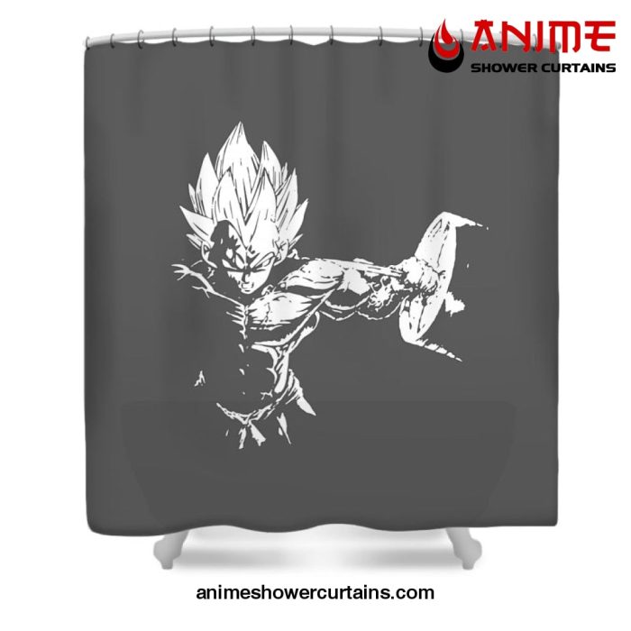 Goku Shower Curtain W59 X H71 / Gray