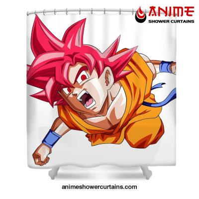 Goku Shower Curtain W59 X H71 / White