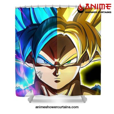 Goku Super Saiyan Shower Curtain