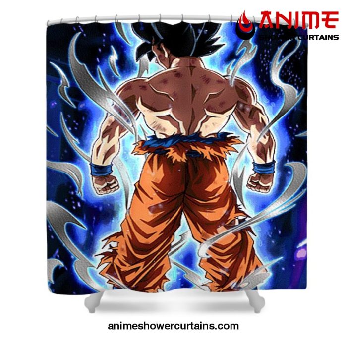 Goku Ultra Instinct Artwork Shower Curtain