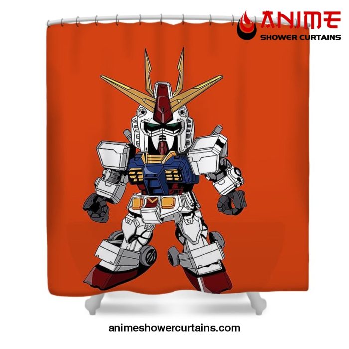 Gundam Chibi Shower Curtain