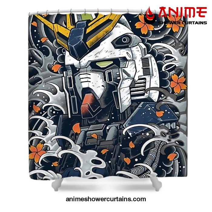 Gundam Shower Curtain W59 X H71 / Gray