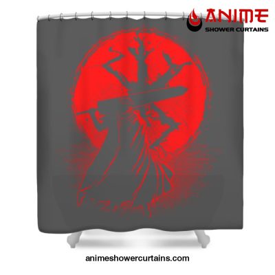 Guts Berserk Shower Curtain W59 X H71 / Gray