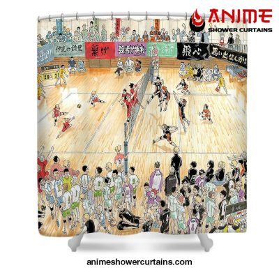 Haikyuu All Teams Shower Curtain