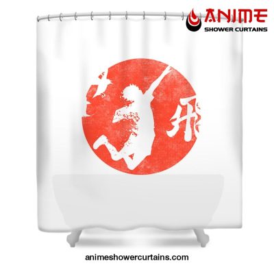 Haikyuu Anime Shower Curtain W59 X H71 / White