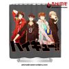 Haikyuu Handsome Man Shower Curtain W59 X H71 / Gray