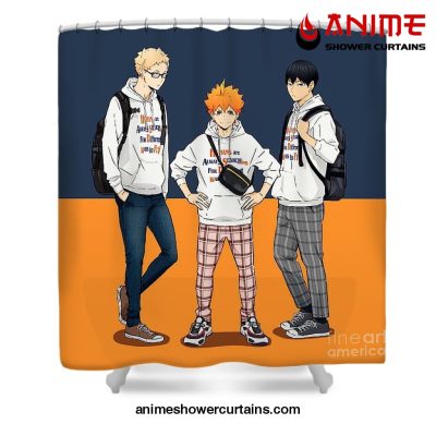 Haikyuu Hinata Shoyo Kageyama Tsuki Shower Curtain