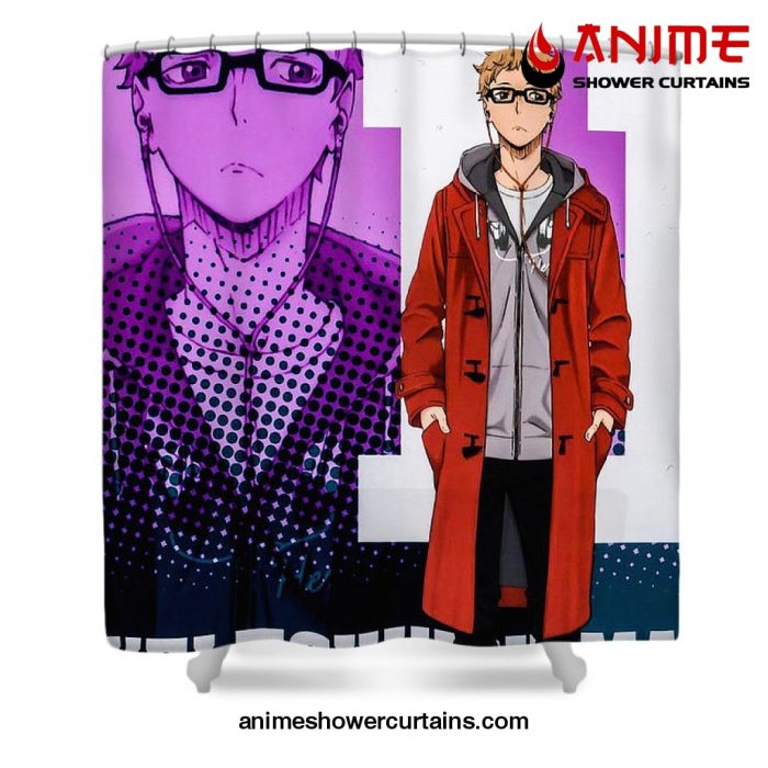 Haikyuu Kei Tsukishima Shower Curtain