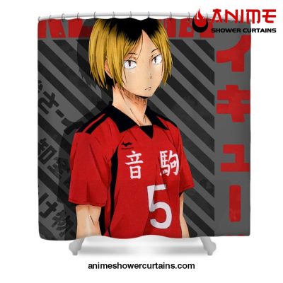 Haikyuu Kenma Kozume Shower Curtain W59 X H71 / Gray