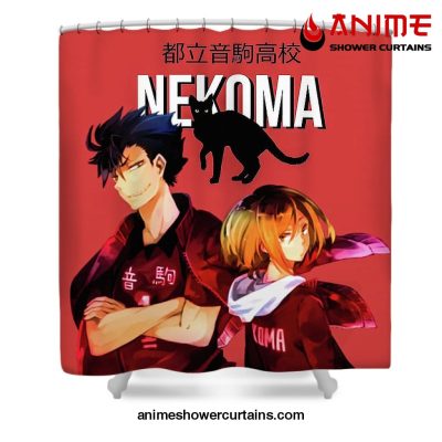 Haikyuu Nekoma Shower Curtain