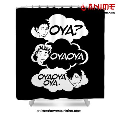 Haikyuu Oya Shower Curtain W59 X H71 / Black