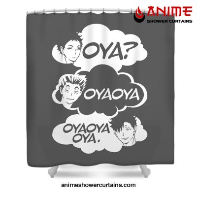 Haikyuu Oya Shower Curtain W59 X H71 / Gray