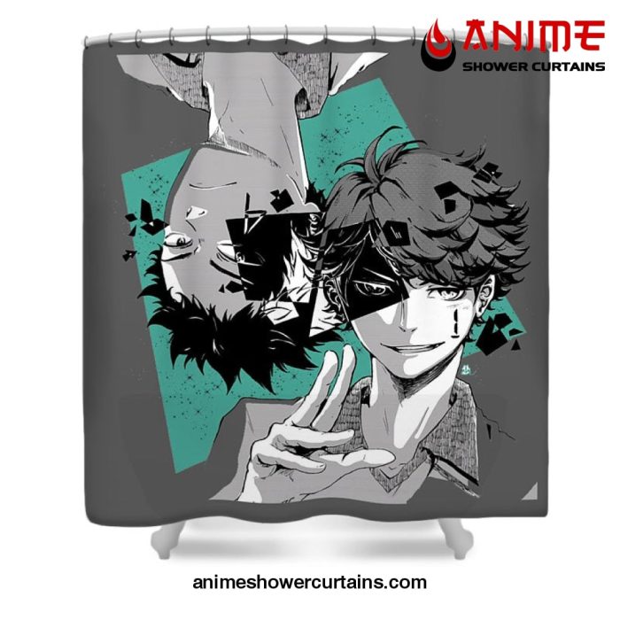 Haikyuu Tooru Oikawa Shower Curtain W59 X H71 / Gray