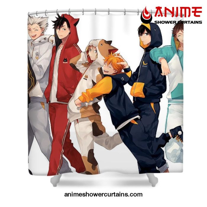 Haikyuu Track Jackets Shower Curtain