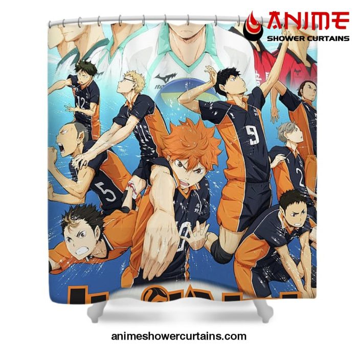 Haikyuu Volley Characters Shower Curtain