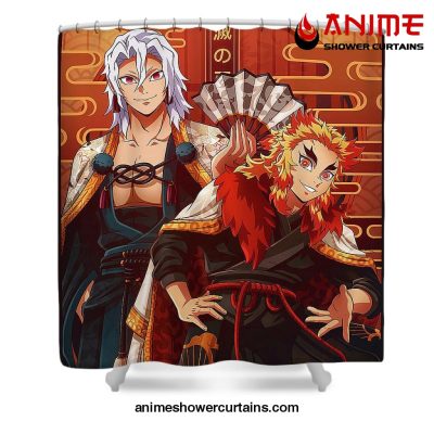 Hashibira Demon Slayer Shower Curtain